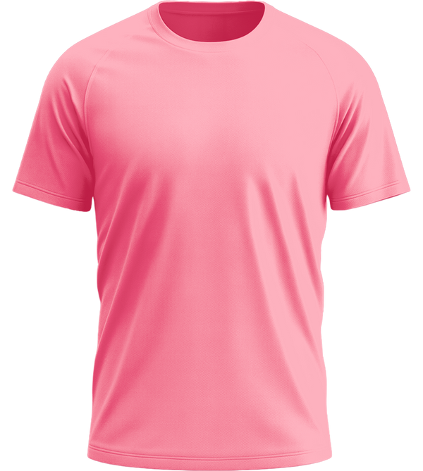 Performance men's sport t-shirt_NEON PINK 2_front