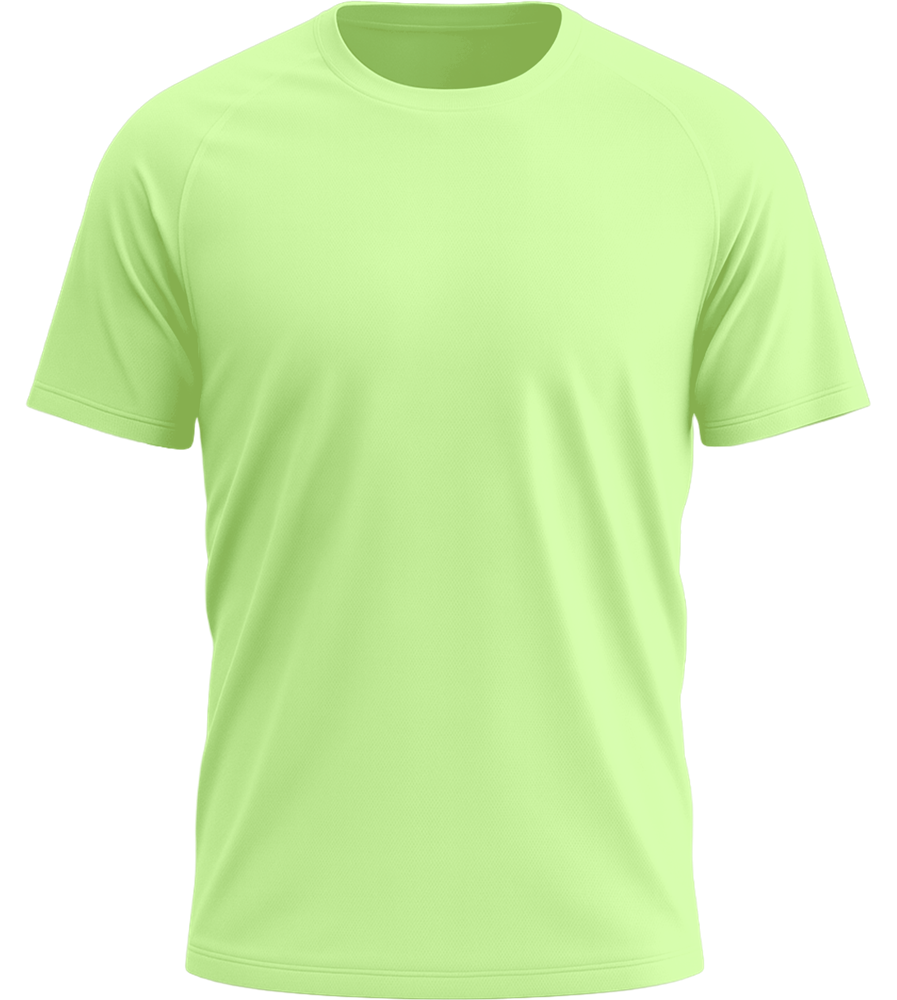 Performance men's sport t-shirt_NEON YELLOW_front