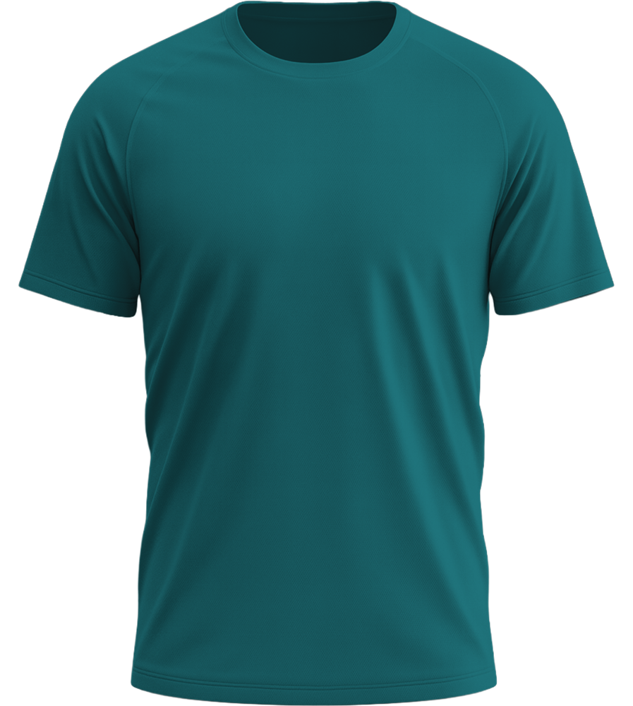 Performance men's sport t-shirt_PETROLEUM BLUE_front