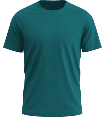Performance men's sport t-shirt_PETROLEUM BLUE_front