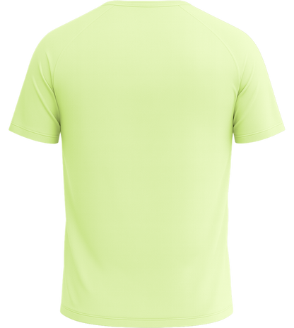 Performance men's sport t-shirt_APPLE GREEN_back
