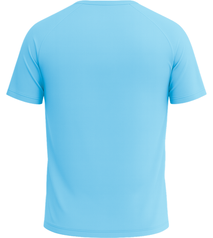 Performance men's sport t-shirt_AQUA_back