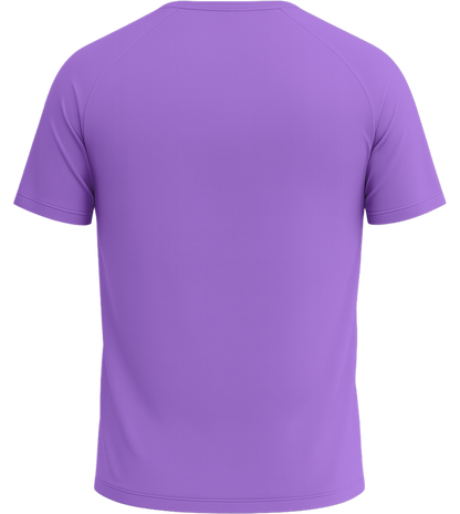 Performance men's sport t-shirt_DARK PURPLE_back