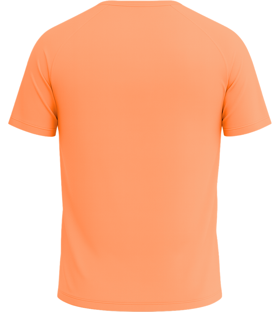 Performance men's sport t-shirt_ORANGE_back