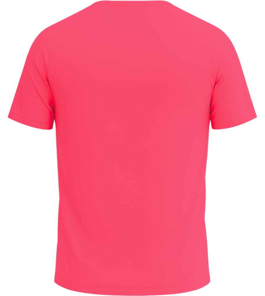 Performance men's sport t-shirt_RED_back