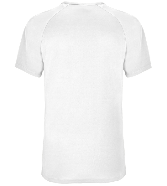 Performance men`s sport t-shirt_WHITE_back