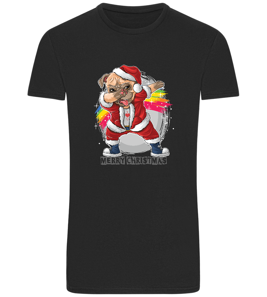 Christmas Dab Design - Basic Unisex T-Shirt_DEEP BLACK_front