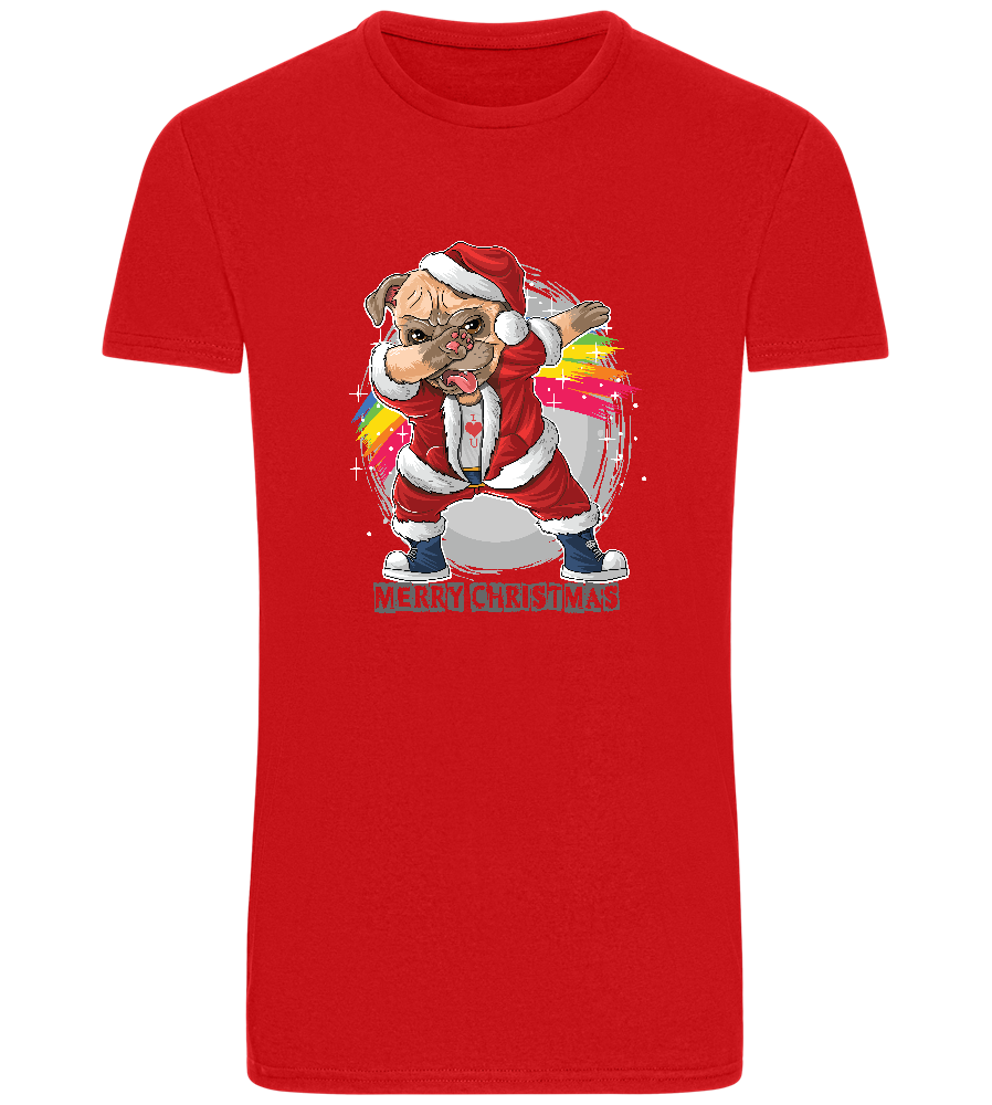 Christmas Dab Design - Basic Unisex T-Shirt_RED_front