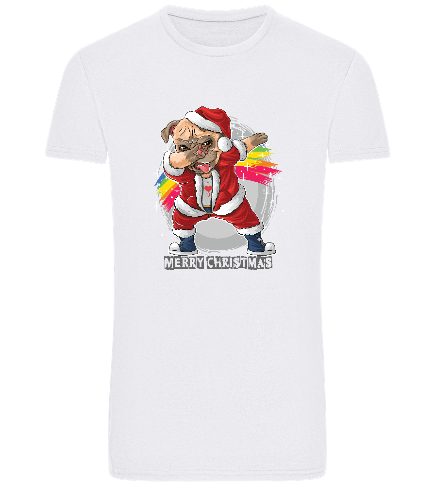 Christmas Dab Design - Basic Unisex T-Shirt_WHITE_front