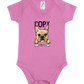 Control + C Design - Baby bodysuit_PINK ORCHID_front