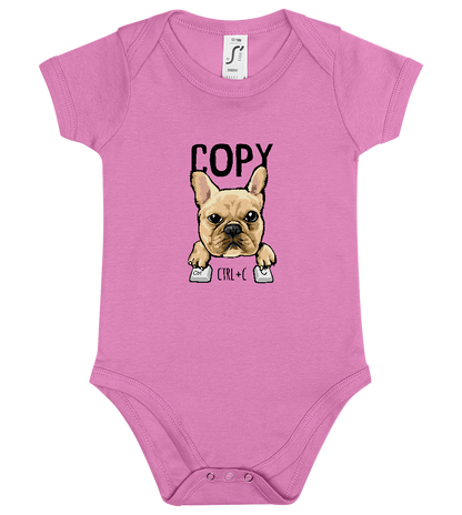 Control + C Design - Baby bodysuit_PINK ORCHID_front