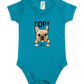 Control + C Design - Baby bodysuit_TURQUOISE_front