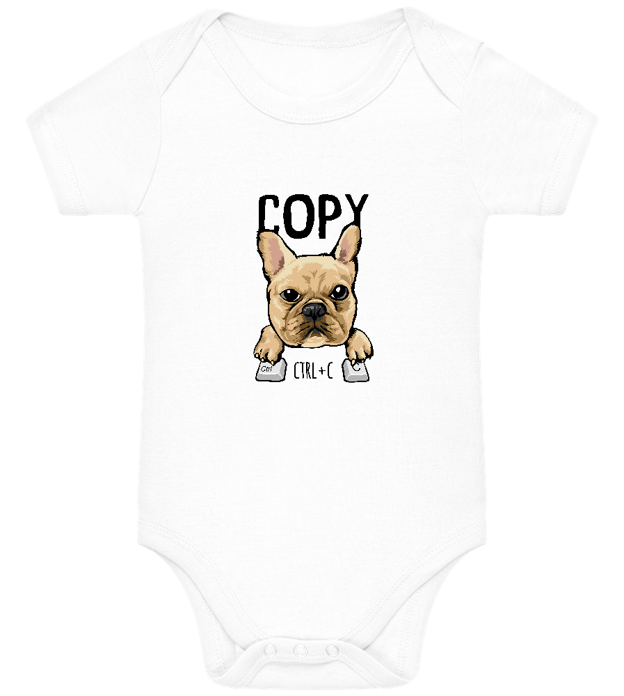 Control + C Design - Baby bodysuit_WHITE_front