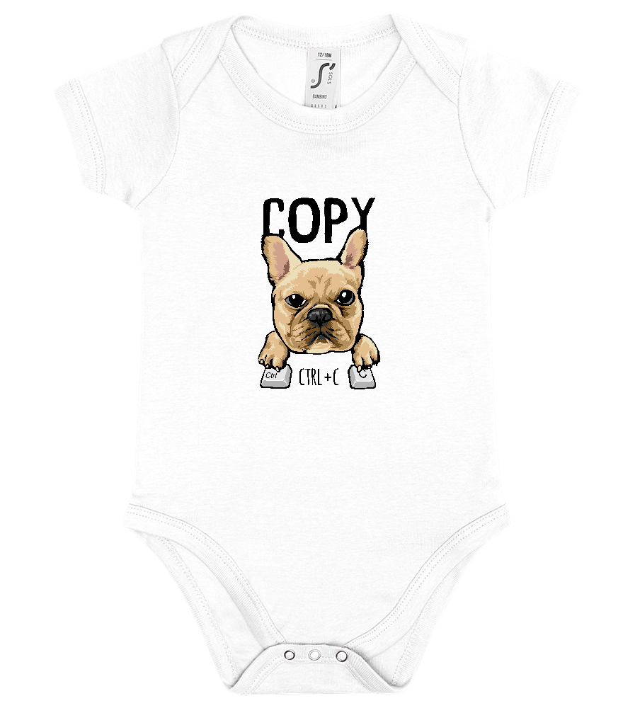 Control + C Design - Baby bodysuit_WHITE_front