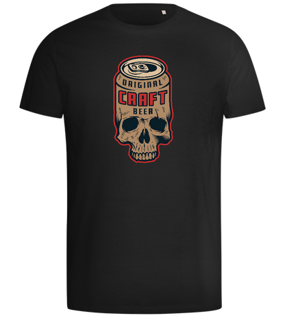 Craft Beer Design - Comfort men's t-shirt_DEEP BLACK_front