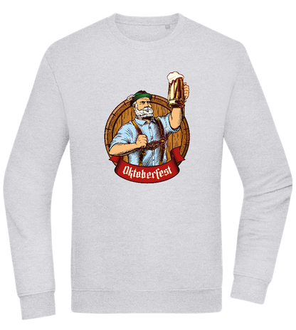 Oktoberfest Man Design - Comfort Essential Unisex Sweater_ORION GREY II_front