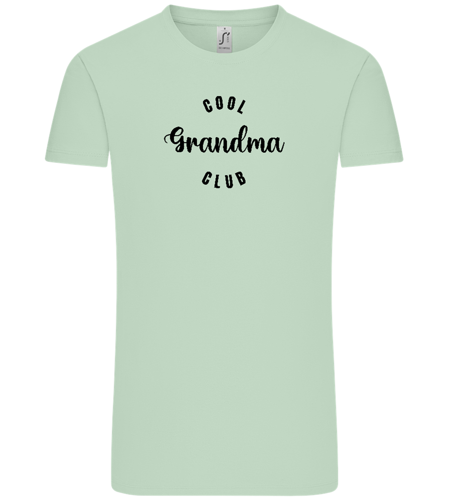Cool Grandma Club Design - Comfort Unisex T-Shirt_ICE GREEN_front