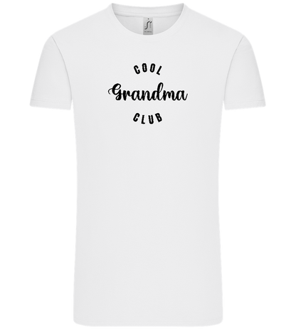 Cool Grandma Club Design - Comfort Unisex T-Shirt_WHITE_front