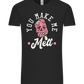 You Make Me Melt Ice Cream Design - Comfort Unisex T-Shirt_DEEP BLACK_front