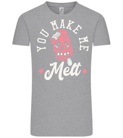 You Make Me Melt Ice Cream Design - Comfort Unisex T-Shirt_ORION GREY_front