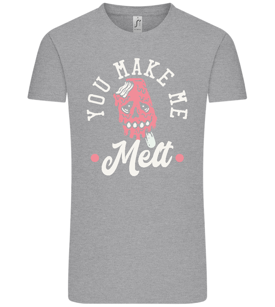 You Make Me Melt Ice Cream Design - Comfort Unisex T-Shirt_ORION GREY_front