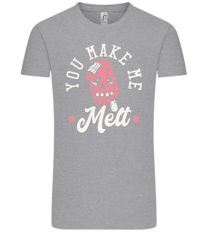 You Make Me Melt Ice Cream Design - Comfort Unisex T-Shirt_ORION GREY_front