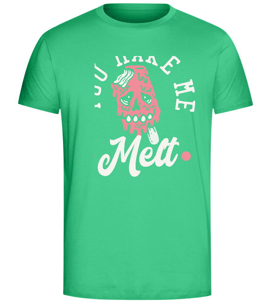 You Make Me Melt Ice Cream Design - Comfort Unisex T-Shirt_SPRING GREEN_front