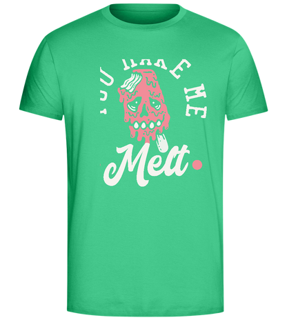 You Make Me Melt Ice Cream Design - Comfort Unisex T-Shirt_SPRING GREEN_front