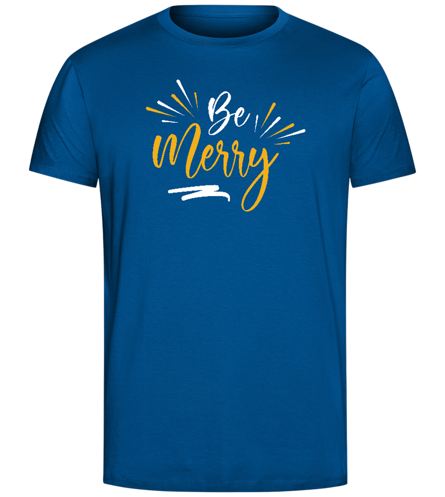 Be Merry Twinkle Design - Comfort Unisex T-Shirt_ROYAL_front