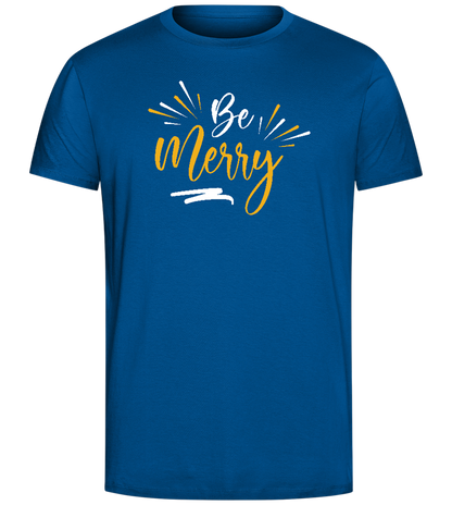 Be Merry Twinkle Design - Comfort Unisex T-Shirt_ROYAL_front