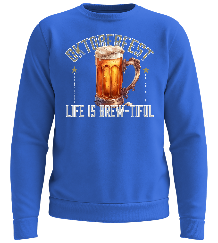 Brewtiful Life Design - Comfort unisex sweater_ROYAL_front