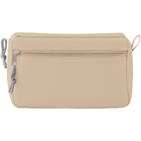 PVC-Free Cosmetic Bag_BEIGE_front