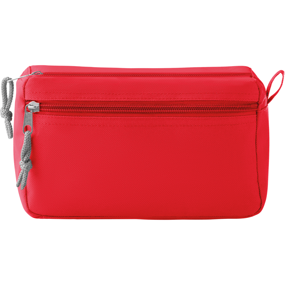 PVC-Free Cosmetic Bag_RED_front