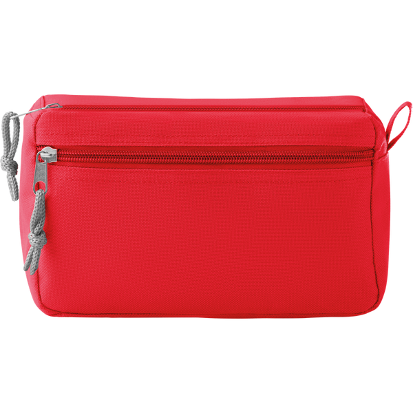 PVC-Free Cosmetic Bag_RED_front