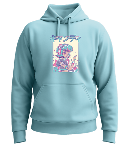 Pastel Dream Design - Premium Essential Unisex Hoodie_POOL BLUE_front