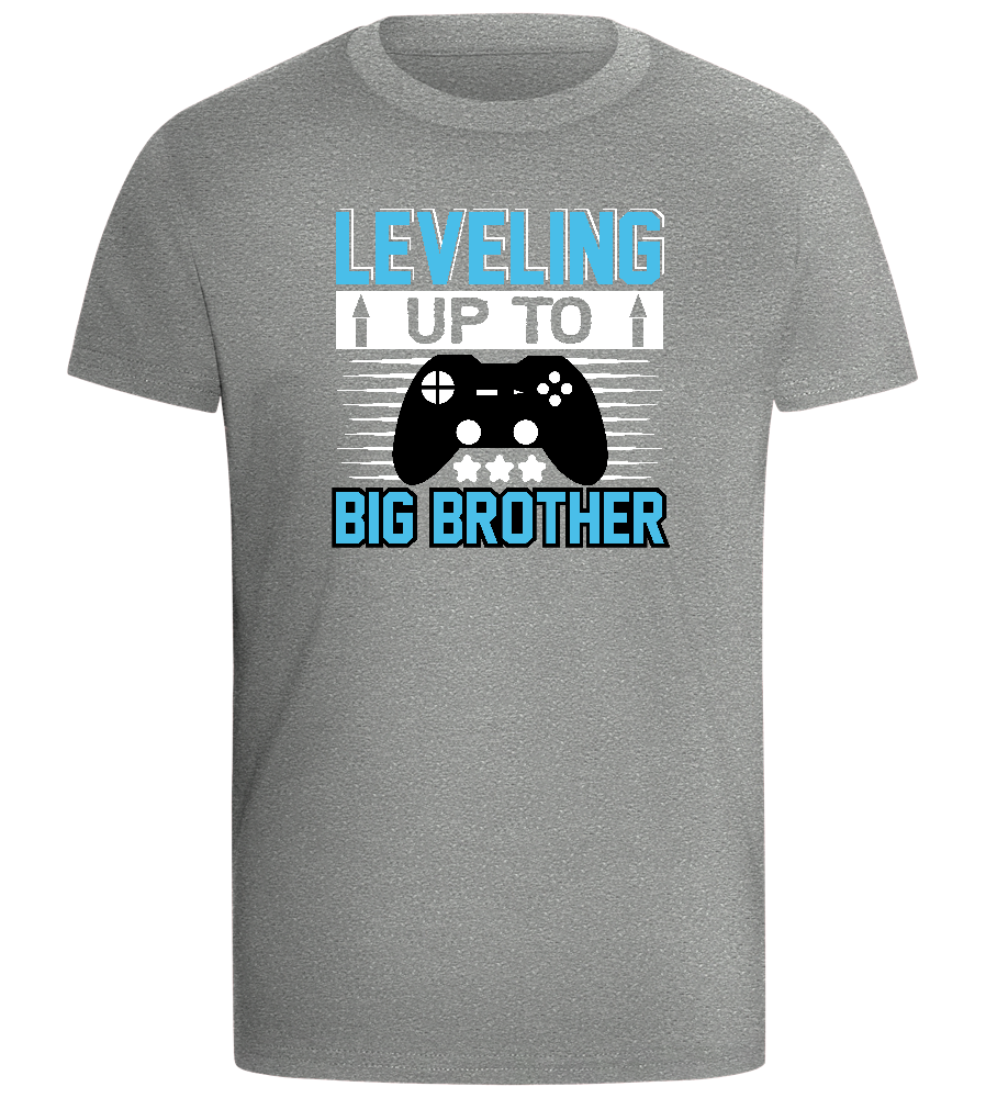 Leveling Up To Big Brother Design - Comfort boys fitted t-shirt_ORION GREY_front