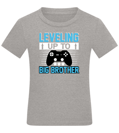 Leveling Up To Big Brother Design - Comfort boys fitted t-shirt_ORION GREY_front