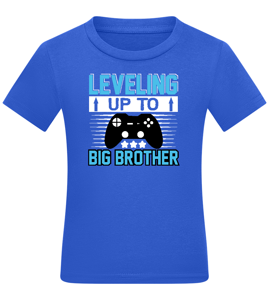 Leveling Up To Big Brother Design - Comfort boys fitted t-shirt_ROYAL_front