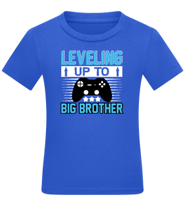 Leveling Up To Big Brother Design - Comfort boys fitted t-shirt