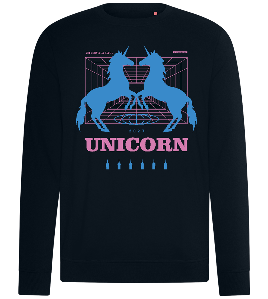 Unicorn Apparel 2023 Design - Comfort unisex sweater_BLACK_front