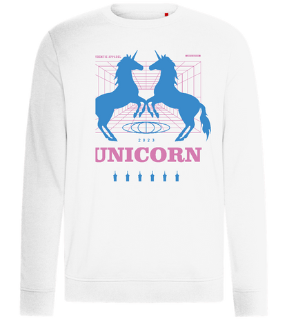 Unicorn Apparel 2023 Design - Comfort unisex sweater_WHITE_front