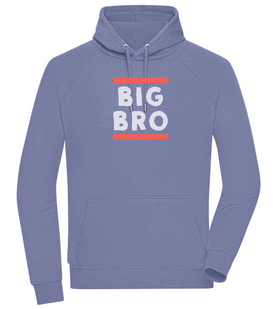 Big Bro Text Design - Comfort unisex hoodie_BLUE_front