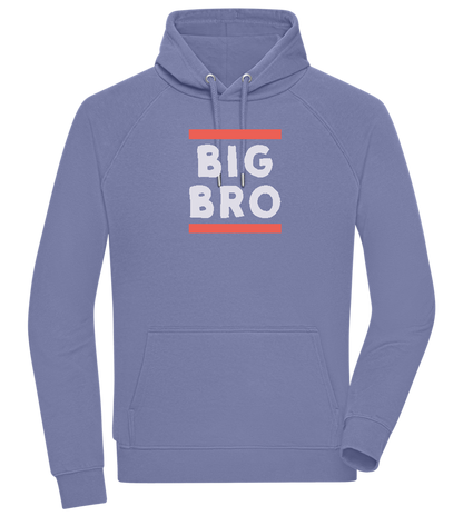 Big Bro Text Design - Comfort unisex hoodie_BLUE_front