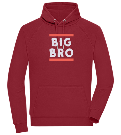 Big Bro Text Design - Comfort unisex hoodie_BORDEAUX_front