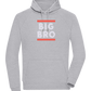 Big Bro Text Design - Comfort unisex hoodie_ORION GREY II_front