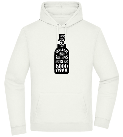 Beer Good Idea Design - Premium Essential Unisex Hoodie_CREAMY GREEN_front