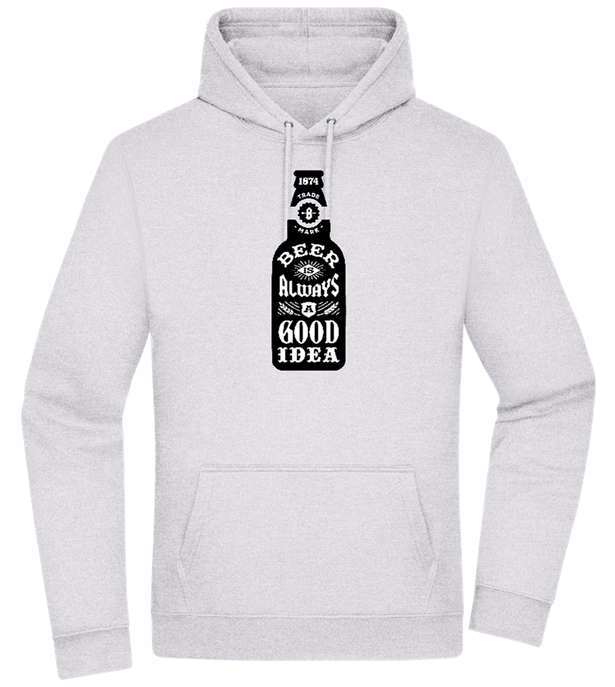 Beer Good Idea Design - Premium Essential Unisex Hoodie_ORION GREY II_front