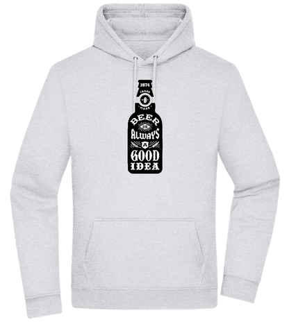 Beer Good Idea Design - Premium Essential Unisex Hoodie_ORION GREY II_front