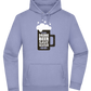 Drink Beer Save Water Beer Mug Design - Premium Essential Unisex Hoodie_BLUE_front