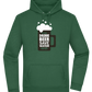 Drink Beer Save Water Beer Mug Design - Premium Essential Unisex Hoodie_GREEN BOTTLE_front